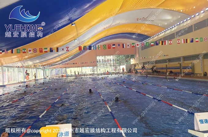 廣州某游泳館膜結(jié)構(gòu)頂棚工程案例